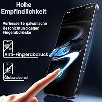 JETech Entspiegelte 9H+ Schutzfolie für iPhone 17 Pro, 2 Stück – Ansicht 7