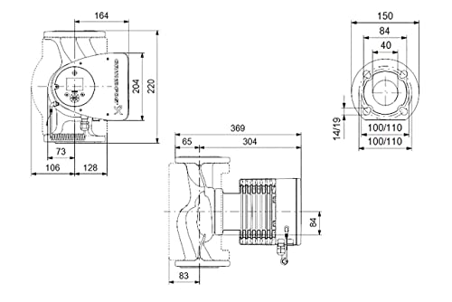 Grundfos Hocheffizienz-Umwälzpumpe Magna3 F 32-60 220 mm 98333855