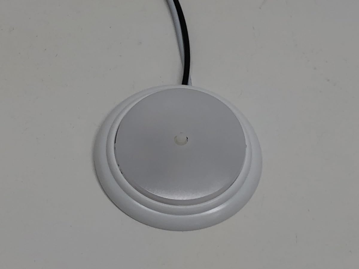 Command Electronics White LED 3" Round Low Profile Truck Semi RV Trailer Utility Dome Light W/Switch