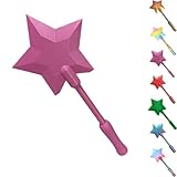 Design ergonomique en forme d'étoile : la baguette magique adhérente avec motif étoile décorative tient parfaitement dans les mains des enfants et permet une manipulation sans effort sur les terminaux de caisse et les stations de libre-service, design adapté aux enfants.