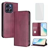 [Fermeture magnétique] : l'étui pour Motorola MotoG86 Power 5G avec fermeture magnétique puissante intégrée garantit que le téléphone portable et les cartes restent fermés même après une chute.