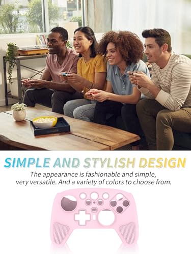 Cover for 8Bitdo Ultimate 2 game controller, yystao Protective Silicone Case compatible with 8Bitdo Ultimate 2, with Enhanced Grip and All - Round Protection,Pink - Image 8