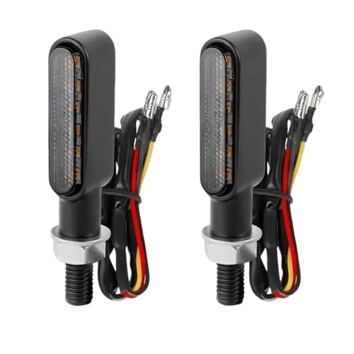 Clignotant LED universel pour moto arrière 12V avec feu stop intégré ambre défilant