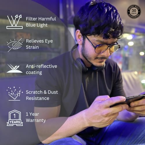 Image of Celestial Day Active Yellow Tint Rectangle Glasses | HEV Filter Blue Light Eyewear for Doctors & Medical Professionals | Rectangle Frame for EMR, Telemedicine & Hospital Software (Jet Black)