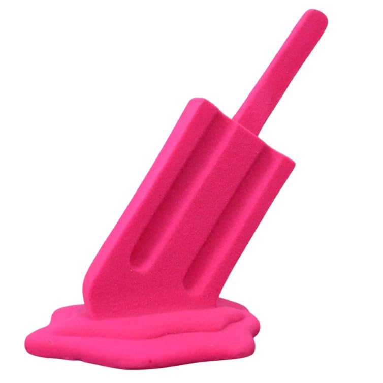 Sucette de glace en velours rose cadeau déco original unique