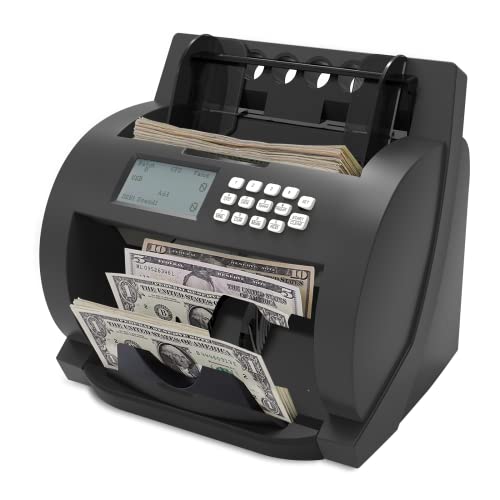 Money Counter Machine, Dollar, Euro, Pound UV/MG/MT/IR/WM/2D...
