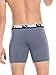 PUMA Men's 4 Pack Active Stretch Boxer Brief, Black/Grey, Medium