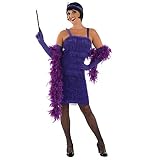 Perfecto disfraz de charleston para carnavales y fiestas temáticas de los gloriosos años 20. Ideal para fiestas de cumpleaños vintage, Halloween y cosplay de las damas del gran Gastby.