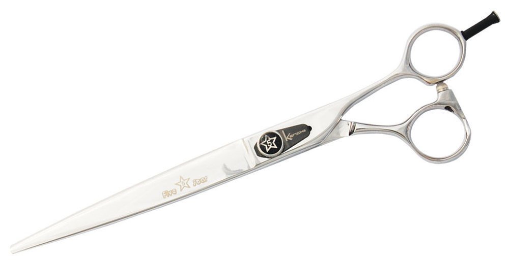 KenchiiFive Star Offset Grooming Shear 6" Curved