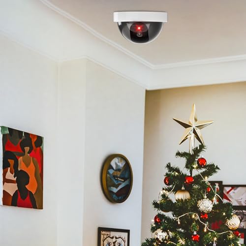 Wali WL- SDW-4 Dummy Fake Security Cctv Dome Camera With Flashing Red Led Light thumb #4