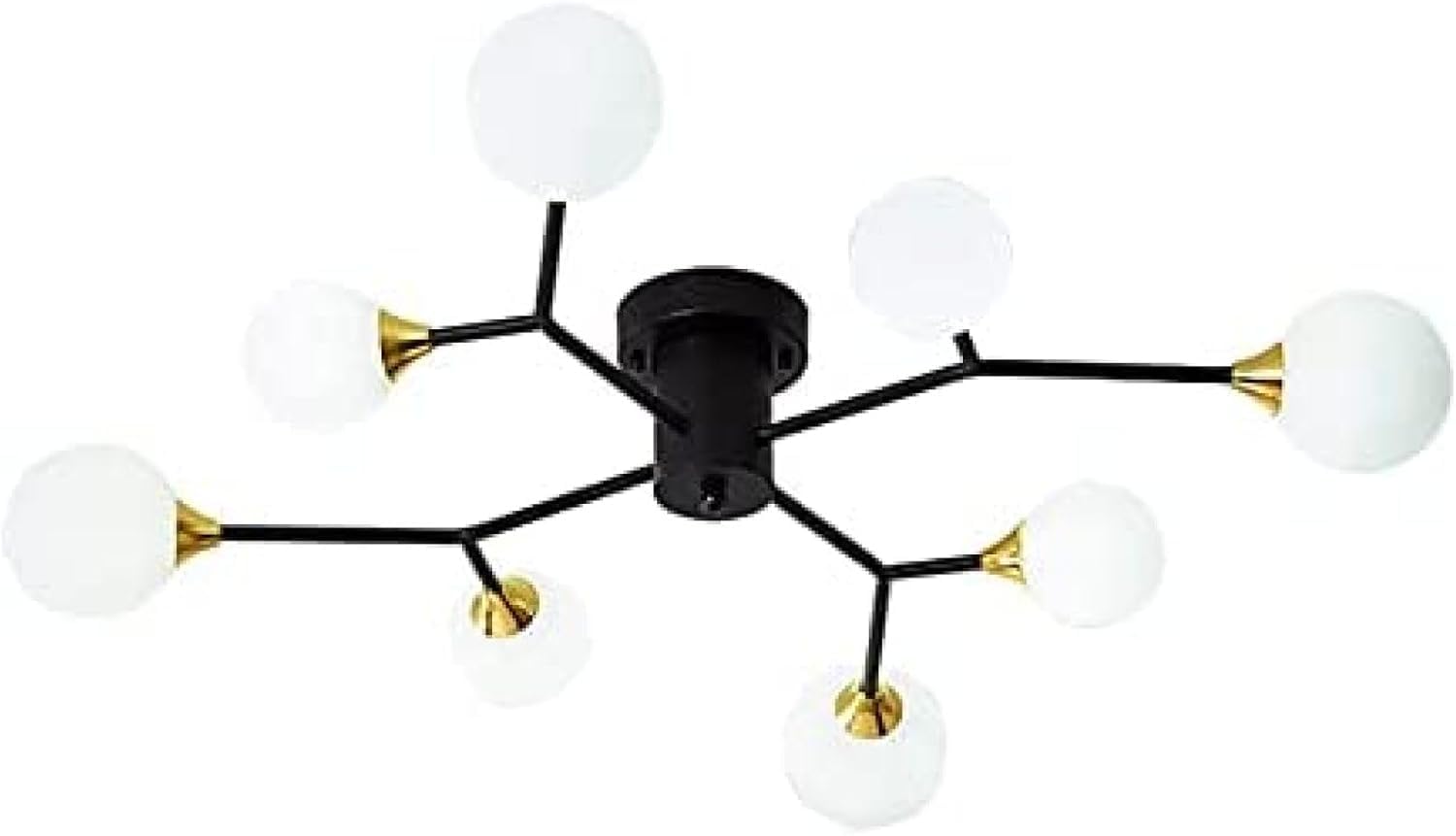 Suspension Spoutnik 8 lumières luminaire de plafond moderne pour chambre