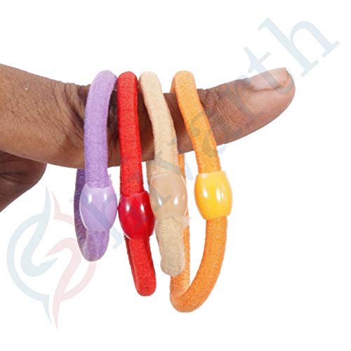 Image of All Occasion Multi Color Hair Rubber Band for Women and Girls in Hair Accessory