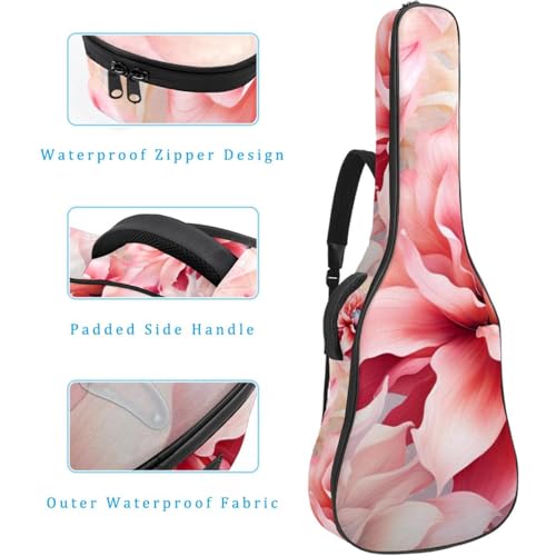 JRHEJTFZ Housse pour guitare acoustique de 1,9 cm d’épaisseur, étanche, durable et élégant, motif floral abstrait pétale, Multicolore 4., 42.9×16.9×4.7 in, Motif imprimé tendance - Les Beatles, Paul McCartney, John Lennon, RIngo Starr, George Harrison JRHEJTFZ Housse pour guitare acoustique de 1,9 cm d'épaisseur, étanche, durable et élégant, motif floral abstrait pétale, Multicolore 4., 42.9x16.9x4.7 in, Motif imprimé tendance – Image 5