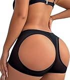 VENDAU Butt Lifter Panties for Women Shapewear Butt Lifter Shorts Butt Lift Underwear for Women But Lifting Shapewear (US, Alpha, Medium, Regular, Regular, Black)