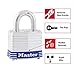 Master Lock 5T Outdoor Padlock with Key, 2 Pack Keyed-Alike, Silver