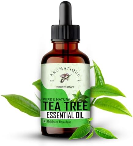 Aromatique Tea Tree Essential Oil 30ml | 100% Pure Natural | Multipurpose Care for Skin Hair and Scalp | Suitable for Aromatherapy and Diffuser Use for Men and Women