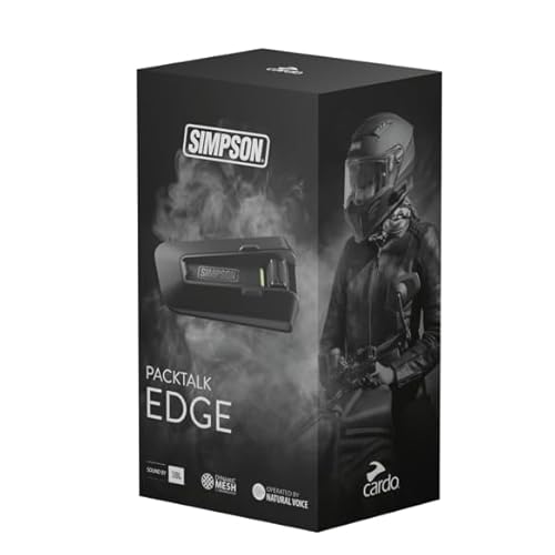 Simpson Motorcycle CSPT0001 Packtalk Edge Motorcycle Communication System