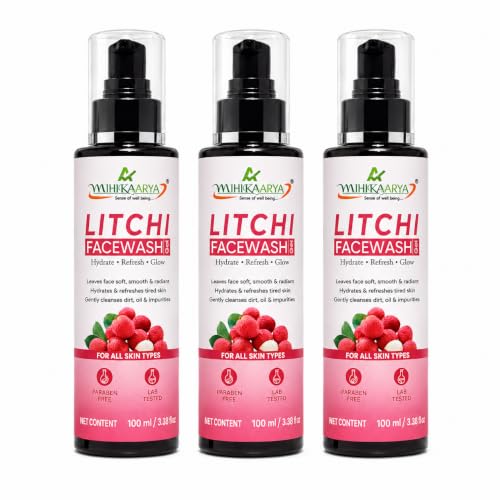 Image of Litchi Face wash for Soft & Refreshing Feel - Pack of 3