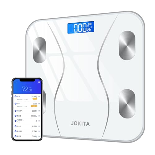 体重計 bluetooth スマホ連動 体組成計 ヘルスメーター 体脂肪計 対組成計...