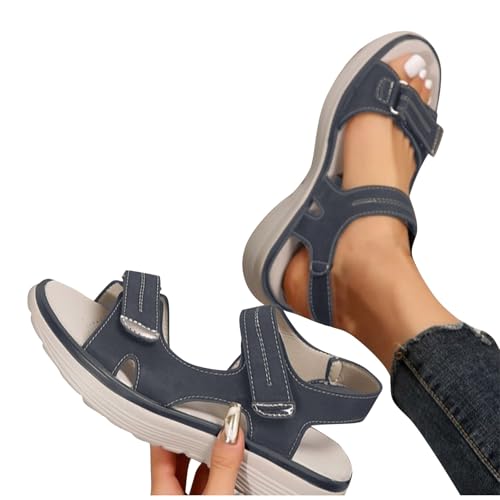 Women's Orthopedic Sport Sandals with Soft Cushion Foam Comfortable Arch Support Walking Sandal Casual Platform Shoes Dressy Back Strap Athletic Travel Summer Sandal4