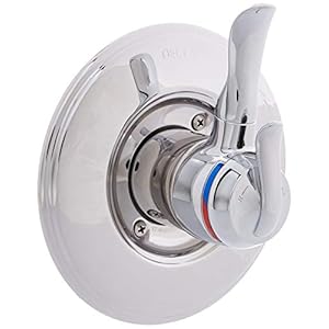Delta Faucet Linden 17 Series Dual-Function Shower Handle Valve Trim Kit, Chrome T17094 (Valve Not Included)