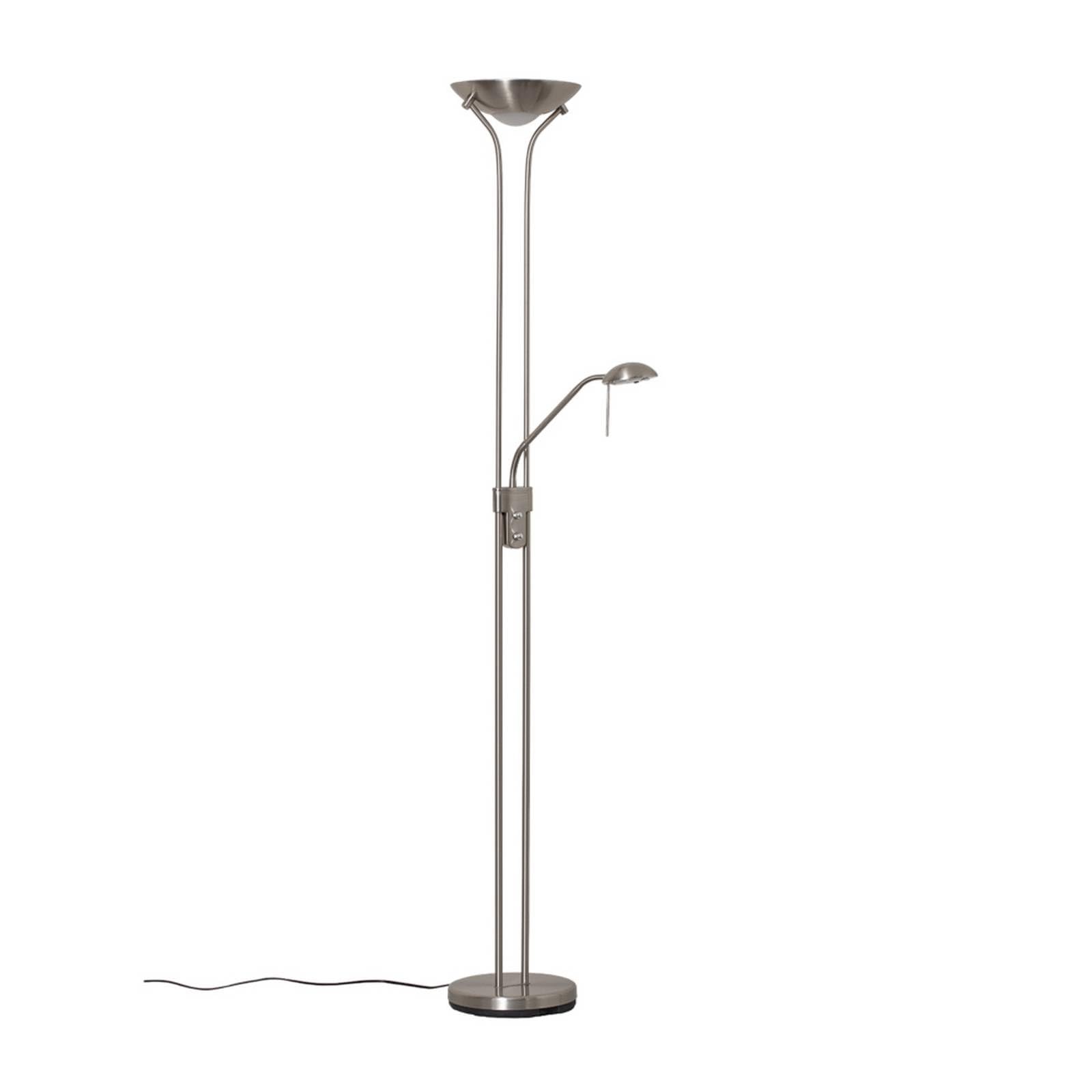 Lindby Lampada da Terra a LED, Piantana Led Moderna Stelo Dimmerabile Luce per Soggiorno Camera Letto Metallo Retrò incl. 20 W + 5 luce bianca calda (3.000K) 180 cm