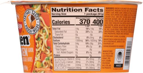 Image of Nissin Top Ramen Bowl Ramen Noodle Soup, Chicken, 3.42 Ounce
