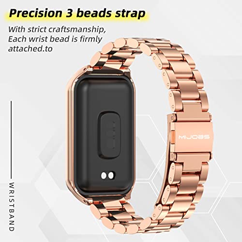 Image of Strap for Amazfit Band 7 Metal Replacement Strap Wristband Watch Strap Compatible with Amazfit 7 Fitness Tracker smartwatch