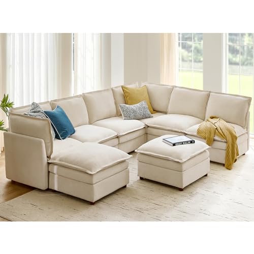 HULALA HOME 8-Seater Modular Sectional Sofa Set