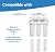 APPLIED MEMBRANES Reverse Osmosis Filter Replacement Set, 50 GPD Pre and Post Filter, Complete RO Filter Set, For 5-Stage Reverse Osmosis, Undersink Water Filtration Systems, Set of 4