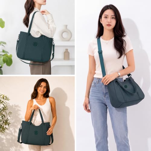 Image of Women's Large Tote Bag for Office, Travel, Shopping, Daily Use | Shoulder Handbag, Gift for Girls, Stylish Ladies Purse | Fits Upto 15.6 inch Laptop, A4 Files etc.