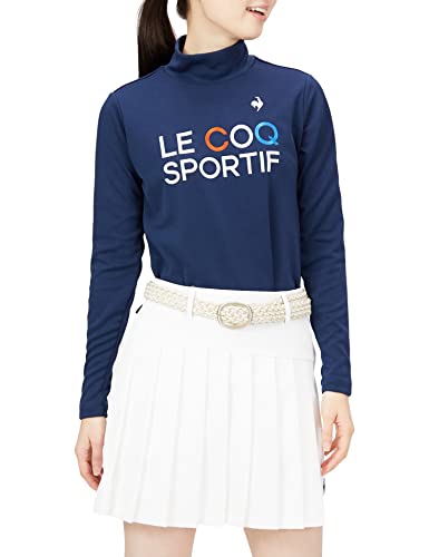 [ルコックスポルティフゴルフ] 【22年秋冬モデル】 ゴルフ 長袖シャツ 裏起毛 保温 ストレッチ ECO 定番 レディース NV00(ネイビー) 日本サイズL相当