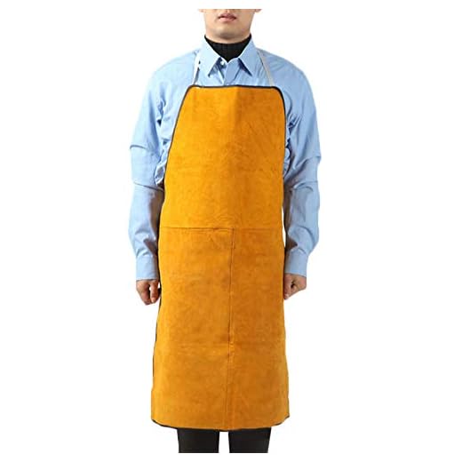 Heat-Resistant Leather Welding Apron