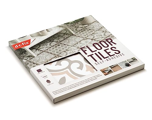 d-c-fix selbstklebende Bodenfliesen – Rustic Oak in Holz-Optik (11er Pack, 30x30cm) – qualitative PVC-Klebefliesen – leicht zu reinigen & individuell anpassbar