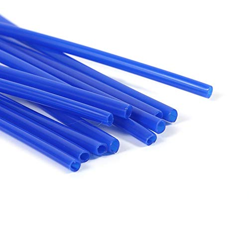 BOROCO 72 Uds. Cubierta Universal para Radios de Llanta de Rueda de Motocross, Kit de Envolturas para Pieles de Motocicleta Todoterreno (Azul)