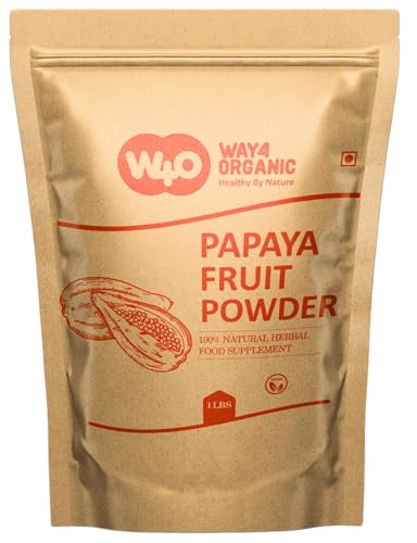 Papaya Fruit Powder 1 lb (16 Oz), Air Dried Fresh