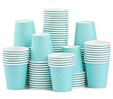 100 Pack 3oz Small Snack Paper Cups For Juice,Candy, Disposable Moushwash Cups for Water, Ideal for Party Bathroom and Office