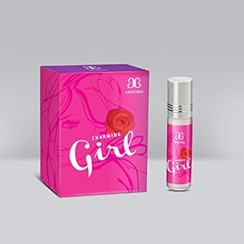 Arochem Charming Girl 6 ml Roll On Pure Perfume No Alcohol