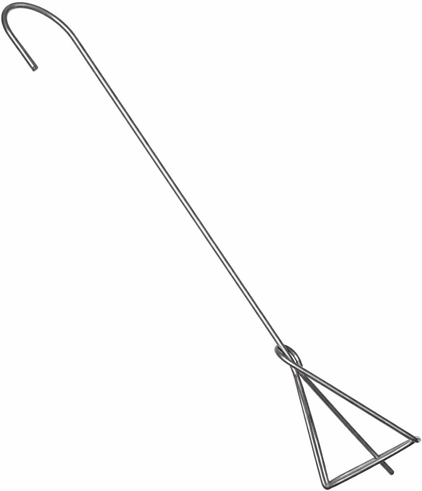 12-Inch Clip-On Pot Hanger for Plants, Galvanized Steel, 5-Pack
