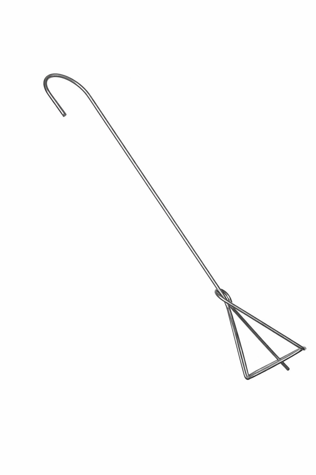 12-Inch Clip-On Pot Hanger for Plants, Galvanized Steel, 5-Pack