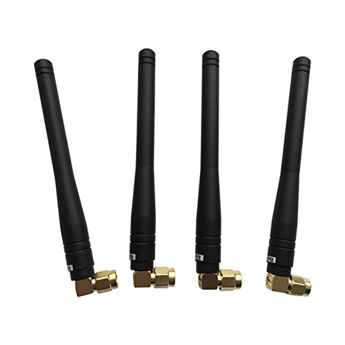 G-NiceRF 4PCS SW433-WT100 433MHz RF Antenna for RF Module h Rubber Antenna