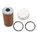 Fuel Filter & Filter Disk Kit Set 35-8M0093688 35-892665 866171A1 for Mercury Gen 3 Fuel Cooler