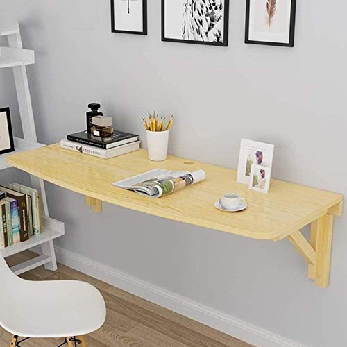 Table de chevet pour petits espaces et bureau rabattable LUNEZY