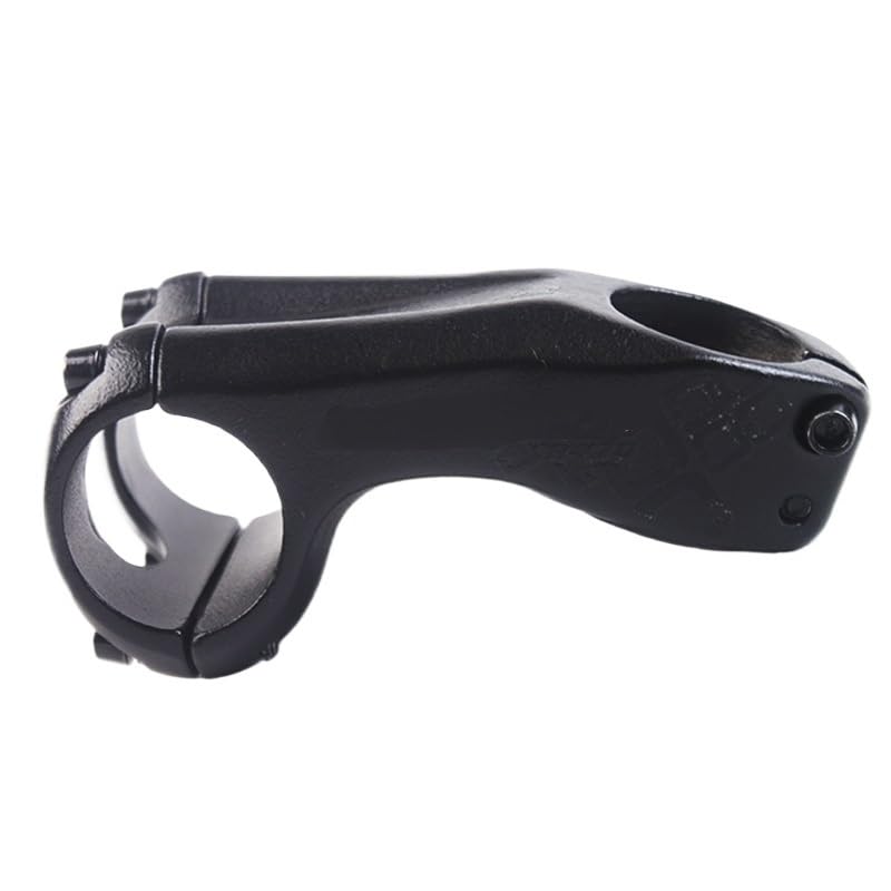 Attacco Manubrio MTB Attacco Manubrio Bici 17 Gradi 70 mm Attacco Manubrio Bici Lega di Alluminio Manubri Bici Potenza MTB Parte Tavolo Bici Attacco Manubrio Bici da Corsa(White Logo)