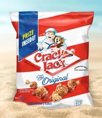 Cracker Jacks Original Caramel Popcorn 30 Pack 1.25oz | Sweet Popcorn With Peanuts | Classic American Snack For Parties, Events, Travel & Sharing