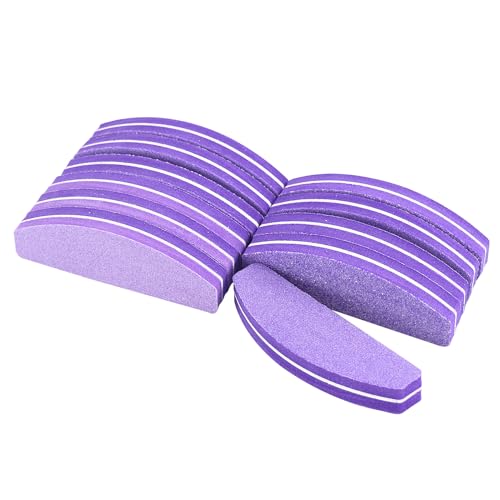 11 x 100/180 Grit Lime à Ongles Gel Lavables Lime Double Face Salon de Manucure Maison Ongle