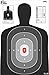 Pro Shot Silhouette Target, Red/Grey/Black on White, 23