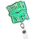 Kiss Me I'm Irish-ish Badge Reel – Handmade St Patty's Day ID Holder, Made to Order St Patrick's Day Badge Clip, Custom Retractable Badge Reel for Nurses, Teachers & Medical Staff