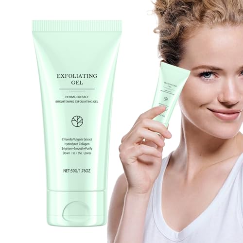 Gel Limpiador | 50 Gramos Limpiador Facial Aclarante | Hidratante Natural Minimizador de Poros | Para Hombres y Estudiantes para Viajes y Rutina de Cuidado Facial en el Hogar