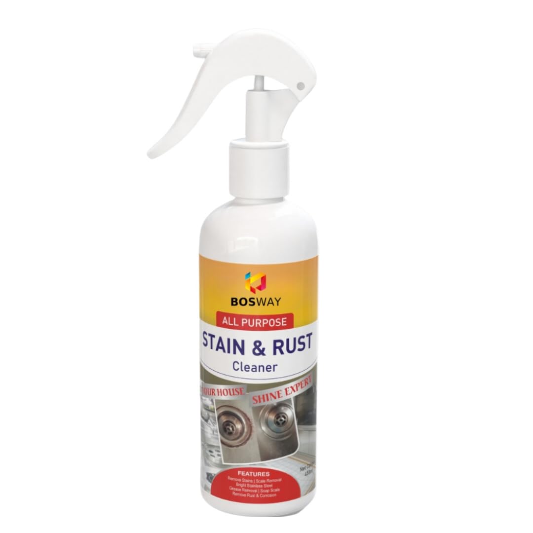 BosWay Stain & Rust Remover Spray for Kitchen application and Steel, Metal, Household Cleaning and Protection -400ml (B0CQXVNTPX) Amazon Price History, Amazon Price Tracker